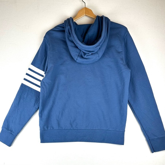 Thom Browne Engineered 4-Bar Pullover Hoodie Sweatshirt Blue Size 2/M - Picture 5 of 13